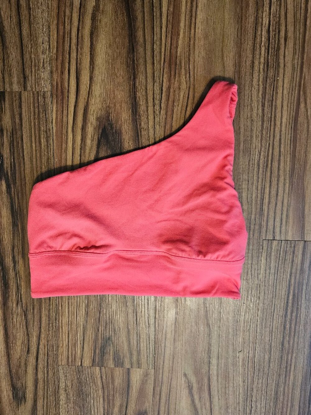 Lululemon One Shoulder Asymmetrical Tank Top Coral Size 6